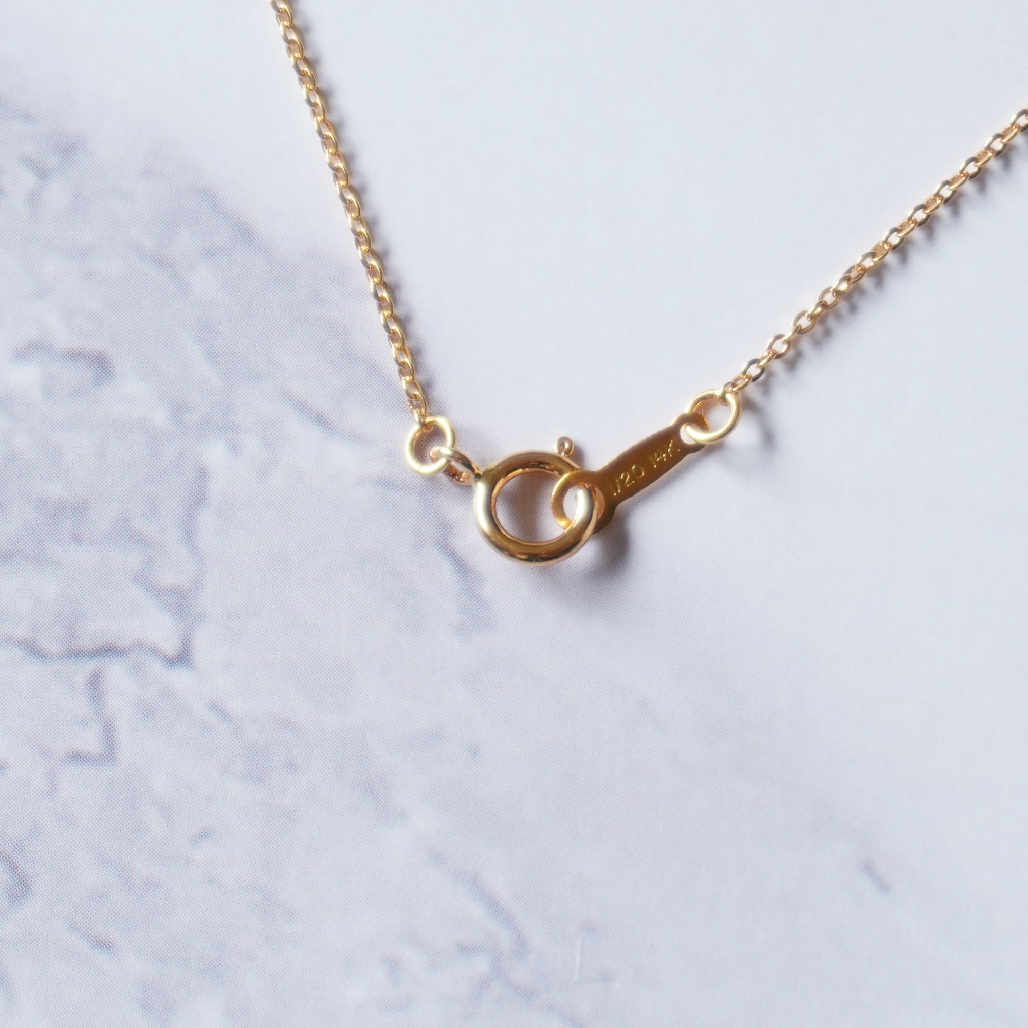 極小 3㎜ * 14kgf　選べる長さ　ゴールド　40cm　華奢　ネックレス　フォーマル