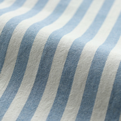 コットン バンドカラー プルオーバーシャツ （ストライプ/ブルー）TP33. 14枚目の画像