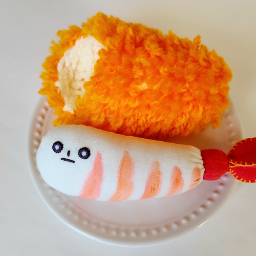 エビフライのぬいぐるみ ぬいぐるみ くろまるファクトリー 通販