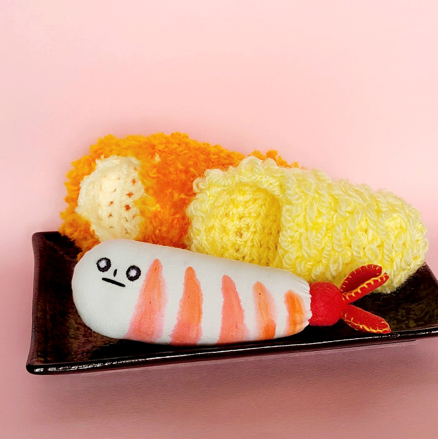 エビのぬいぐるみ 衣替えセット ぬいぐるみ くろまる
