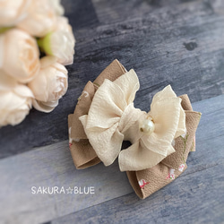かすみ草 ヘアゴム セット ドライフラワー レジン アクセサリー 入学式