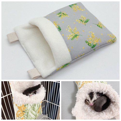 おそと♥️ポーチ- 特大サイズ (特殊ボア×フリース×厚手ボア、フクロモモンガ SizeMAX】OUTDOOR PRODUCTS ボアフリース総柄ジップジャケ