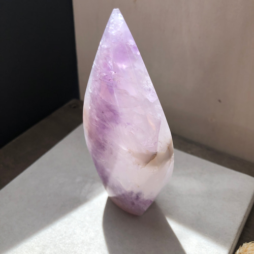 デンドライト、虹入り☆アメジストアゲート置き物⭐︎瀧川神社にて浄化