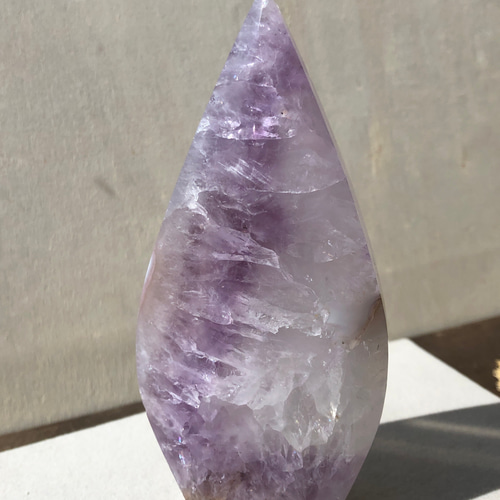 デンドライト、虹入り☆アメジストアゲート置き物⭐︎瀧川神社にて浄化