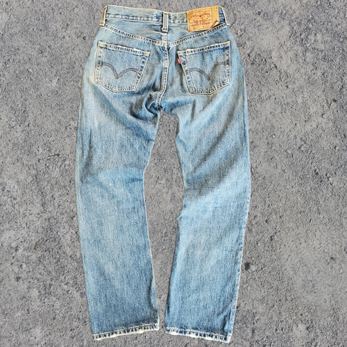 刺し子 パッチワーク Levi's 501 リーバイス W30 ロングパンツ