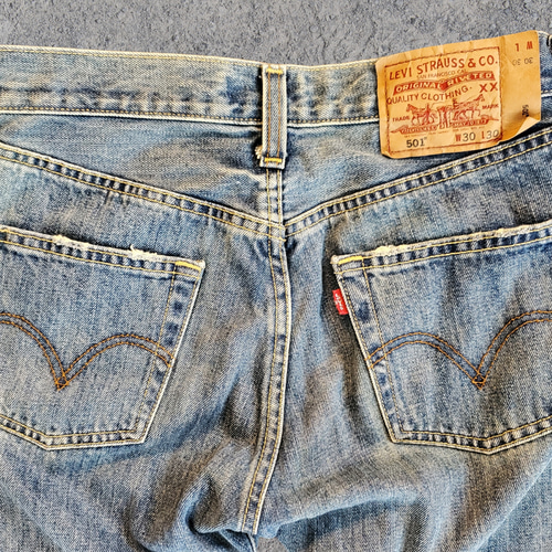 Levi's リーバイス レディース 501 ショートパンツ ダメージ