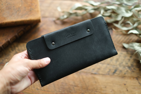 slim wallet スリムウォレット　ブラック 2枚目の画像