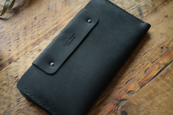 slim wallet スリムウォレット　ブラック 5枚目の画像