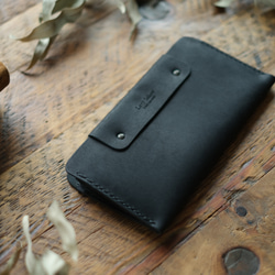 slim wallet スリムウォレット　ブラック 4枚目の画像