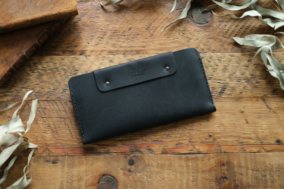 slim wallet スリムウォレット　ブラック 1枚目の画像