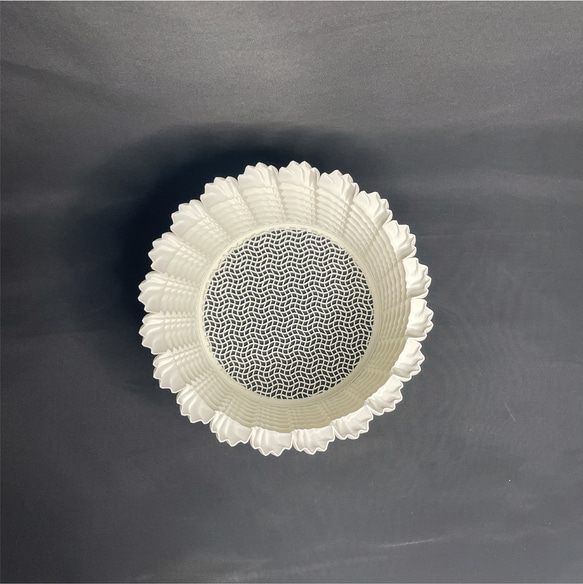 オーダーメイド植木鉢 / 3Dプリンター 高さ15cm Whipped Cream