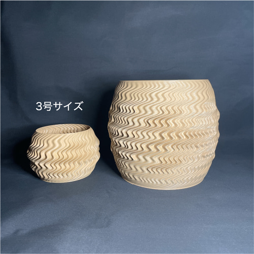 【オーダーメイド】一つだけのあなた鉢　3dプリンター鉢　職人鉢　3dプリント鉢 個別注文用】オーダーメイド 3Dプリンター鉢 植木鉢 - メルカリ