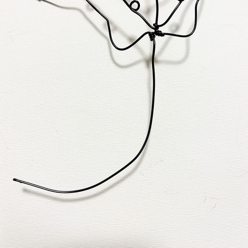 受注販売】マダラトビエイ エイ 立体 壁掛け ワイヤーアート