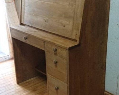 Scanteak ライティングデスク 61eS+UnxE-L._UF894,1000_QL80_.jpg