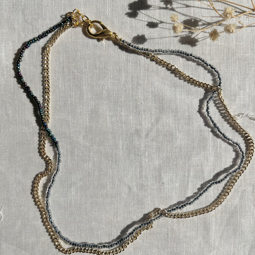 ビーズの2連ネックレス ネックレス・ペンダント Baby Marguerite 通販