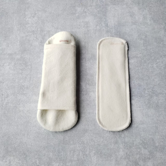 洗いやすくて乾きやすい　布ナプキン一体型Sサイズ（ブルー系） 8枚目の画像