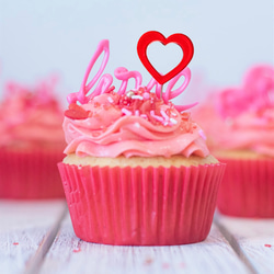 3個セットハート ♡ トップケーキ ハート hearth shape top cake LOVE 5枚目の画像