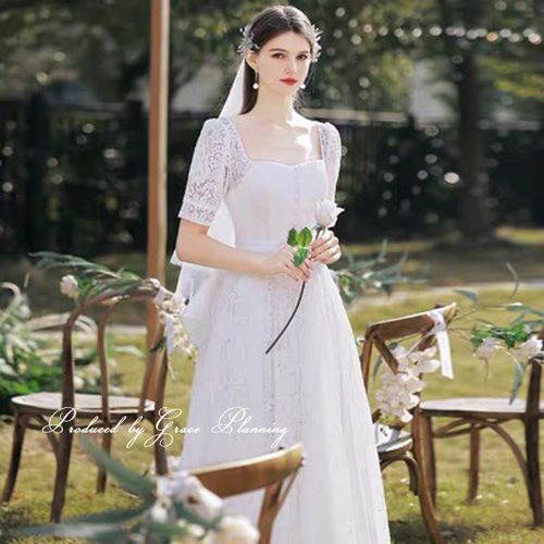 ウェディングドレス ウエディング 結婚式 前撮り花嫁 二次会