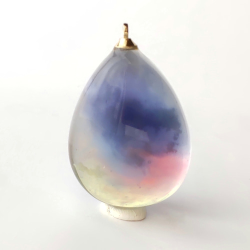 空レジン 雲レジン ネックレストップ【夕】 ペンダントトップ