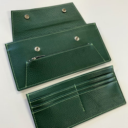 富士ワレット〜 沢山カードが入るマチなしレザーワレット 〜(姫路レザー) 3枚目の画像