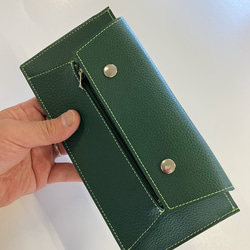 富士ワレット〜 沢山カードが入るマチなしレザーワレット 〜(姫路レザー) 1枚目の画像