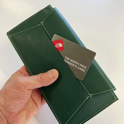 富士ワレット〜 沢山カードが入るマチなしレザーワレット 〜(姫路レザー) 2枚目の画像