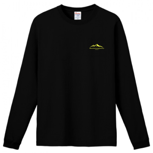 バックプリント フォトロンT 黒 x イエロープリント 003 メンズ