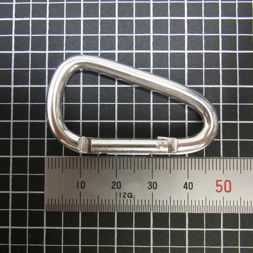 6個入り】アルミ製カラビナ シルバー チャーム trick-parts 通販