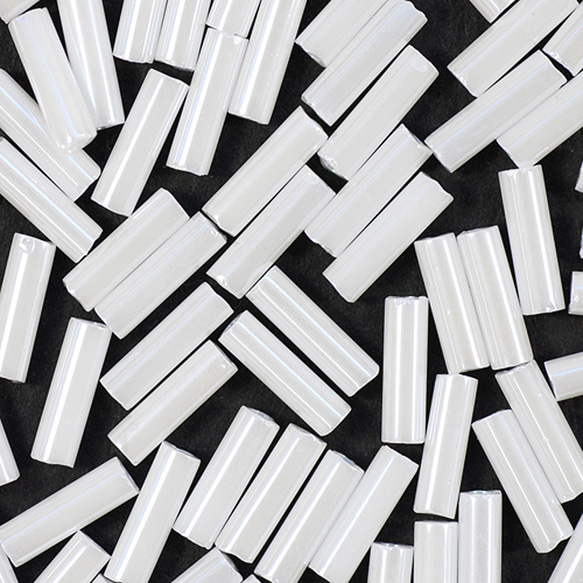 竹ビーズ 二分竹 セイロンホワイト 1枚目の画像