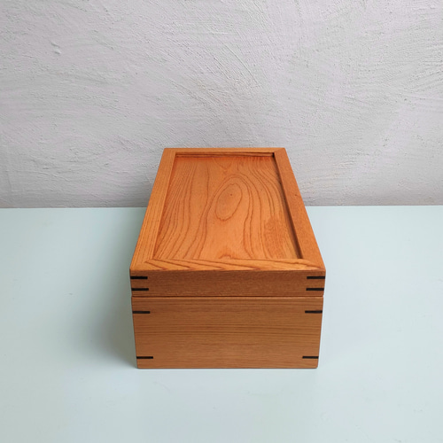 No2・無垢材工芸品 欅引き出し 高さ31.8cm