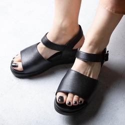 Women's African sandal アフリカンハンドメイド本革サンダル