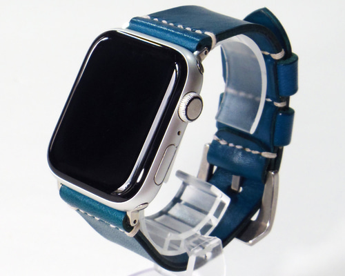 【専用】HERMES Apple Watch　ヴォー・ガラ(マリン)限定版ベルト HERMES】 Apple Watch ベルト☆Single Tour 42 mm Grand H