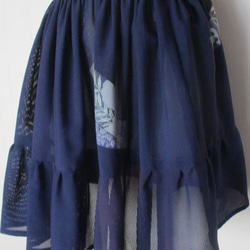 ７１７０　絽の着物で作ったミニスカート　＃送料無料 3枚目の画像