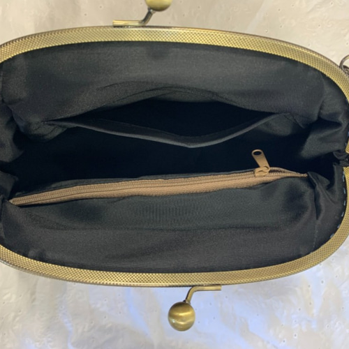 60.受注制作/送料込 3waybag デニム25cmがま口リュック