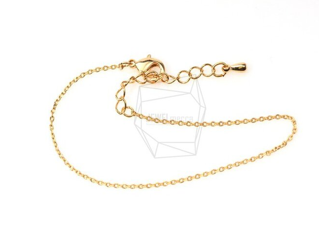 CHN-002-G【4個入り】ブレスレットチェーン,Chain for Bracelet/19.3cm