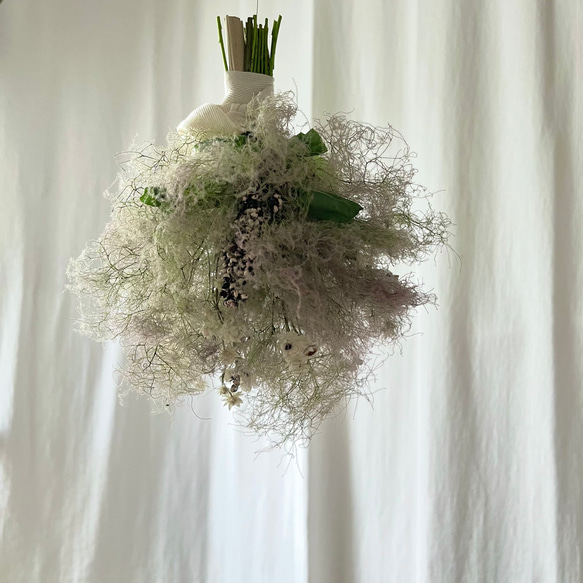 スモークツリーフライングリースフライングスワッグスワッグブーケリース