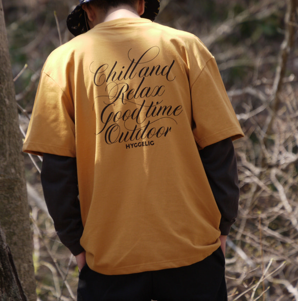 Chill and Relax Good time アウトドア Tシャツ_H017 1枚目の画像