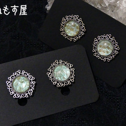 154 ブローチシリーズトカゲちゃん　ハンドメイドアクセ　ピアスorイヤリング 154 ブローチシリーズトカゲちゃん ハンドメイドアクセ ピアスorイヤリング