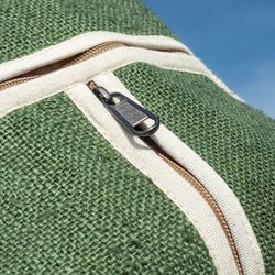 コットンとリネンのステッチデザインのバックパック/ショルダーバッグ/ナショナル登山バッグ/コンピュータバックパック-コリジョンフ 8枚目の画像