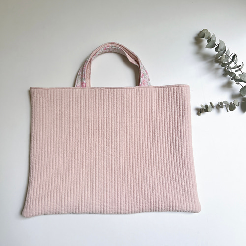 ヌビ レッスンバッグ ベージュピンク×ベッツィ✩ キルティング