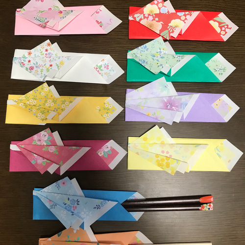 折り紙 お箸袋 お祝い用 お花のお箸袋 その他素材 ぴぴこ 通販