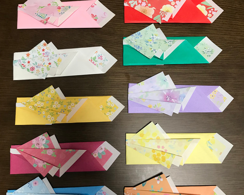 折り紙 お箸袋 お祝い用 お花のお箸袋 その他素材 ぴぴこ 通販