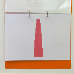 【おうちでモンテッソーリ】数・ピンクタワー・長さの棒 A4ワークブック 4枚目の画像