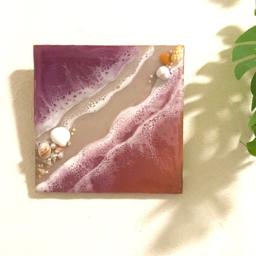 【S240611】海アート　レジンアート　インテリア　アート　絵画　海　壁掛け 受注制作】海アート 9,500円〜 レジンアート アートパネル