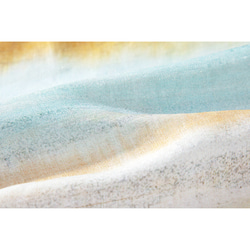 虹のようなカラフルスカート　リネンスカート　ゴムウエストスカート　裏地付き　M-XLサイズ　L234 9枚目の画像
