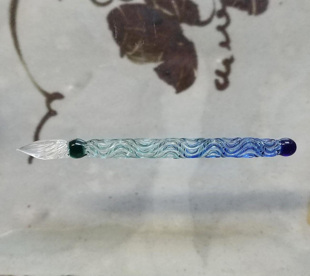 ガラスペン「穀雨」　ガラス製スポイト付属（約1ｍｌ）