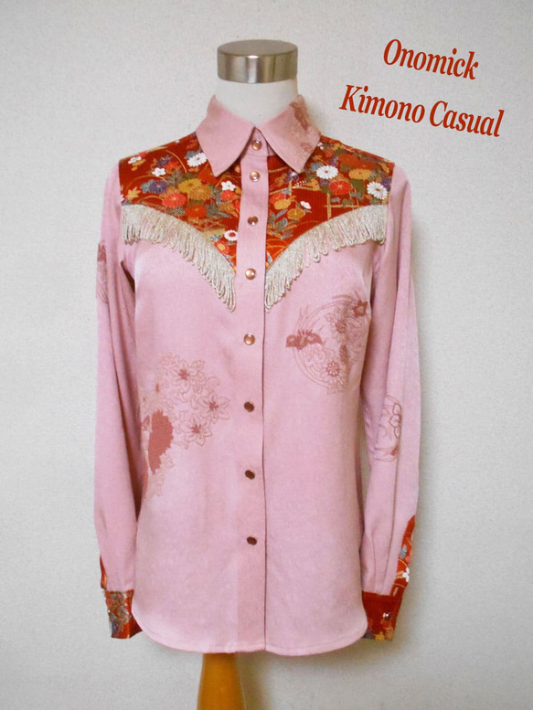 着物ウェスタンシャツ Kimono Western Shirt LS-282/M 3枚目の画像