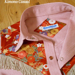 着物ウェスタンシャツ Kimono Western Shirt LS-282/M 5枚目の画像