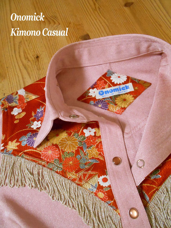 着物ウェスタンシャツ Kimono Western Shirt LS-282/M 5枚目の画像