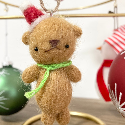 ☆羊毛フェルト☆クリスマスオーナメント6点セット-5- 羊毛